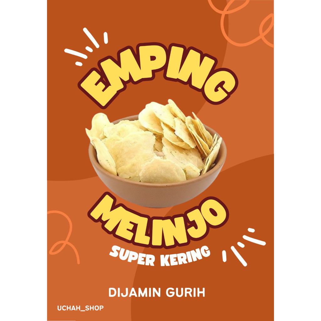 Emping melinjo super kering/ emping melinjo LB/ emping melinjo premium