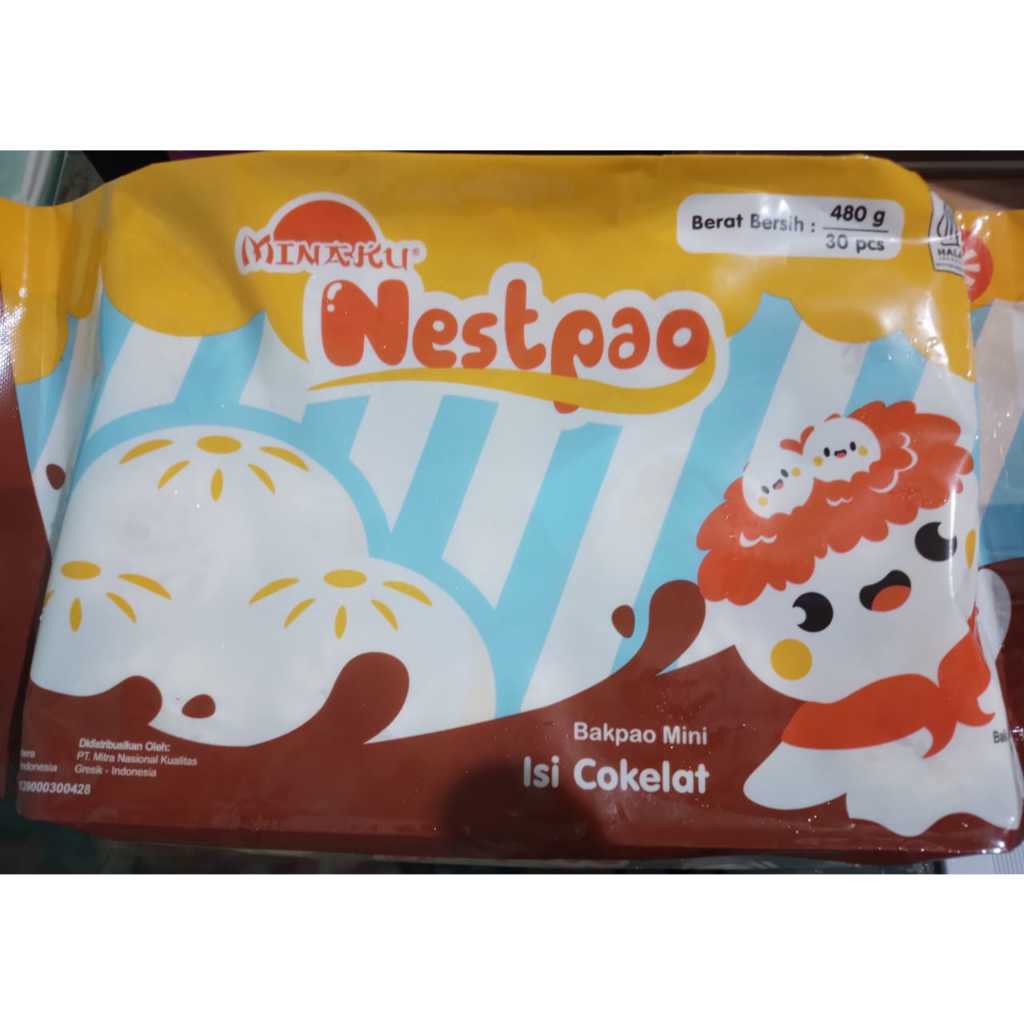 Minipao Minaku Nestpao Bakpao Mini Coklat Isi 30 Pcs Dapat Dikukus Atau Digoreng