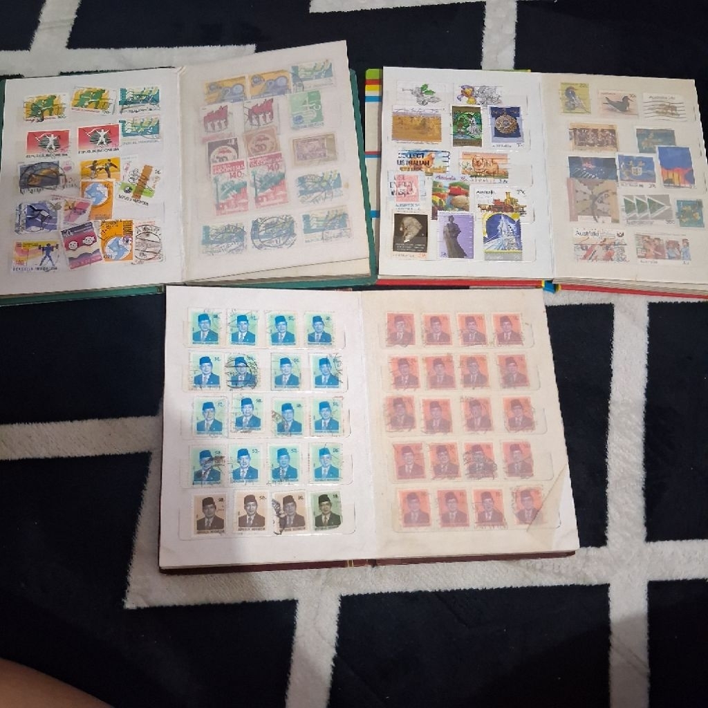 stamp album prangko 3 buku