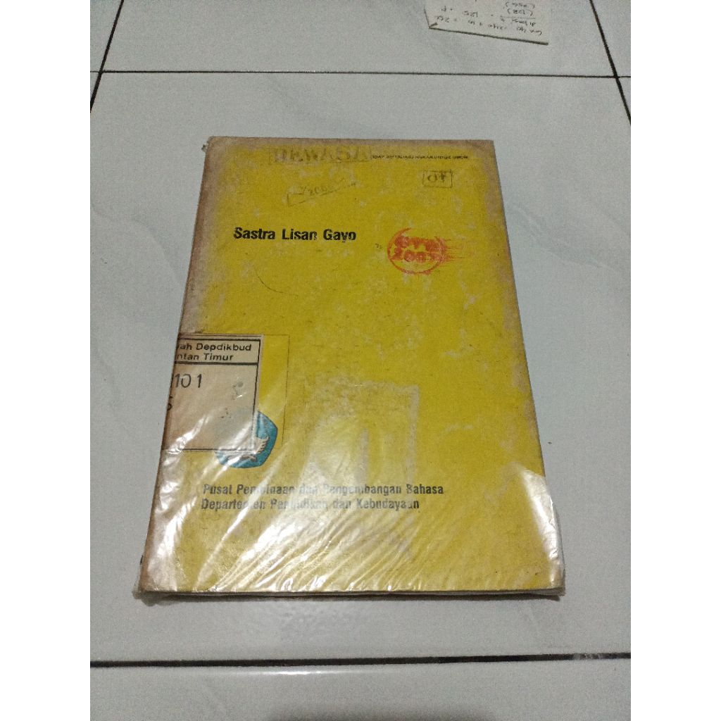 buku sastra lisan gayo