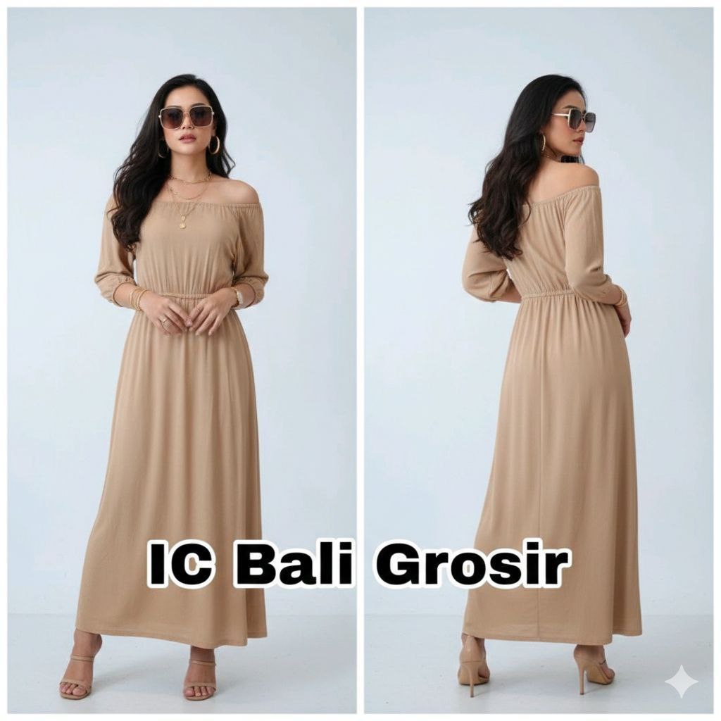 DRESS SABRINA BOHO POLOS 001 DRESS PANTAI/KASUAL TERBARU DSO001 /DASTER BUMIL & BUSUI FRENDLY JUMBO/