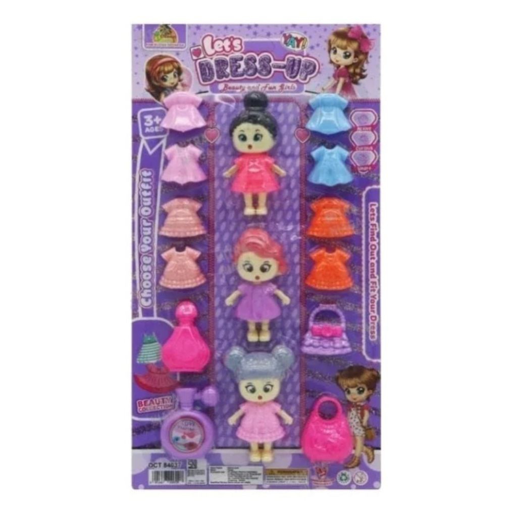 Mainan dress up boneka lol mainan boneka dress up mainan boneka ganti baju mainan anak perempuan dre