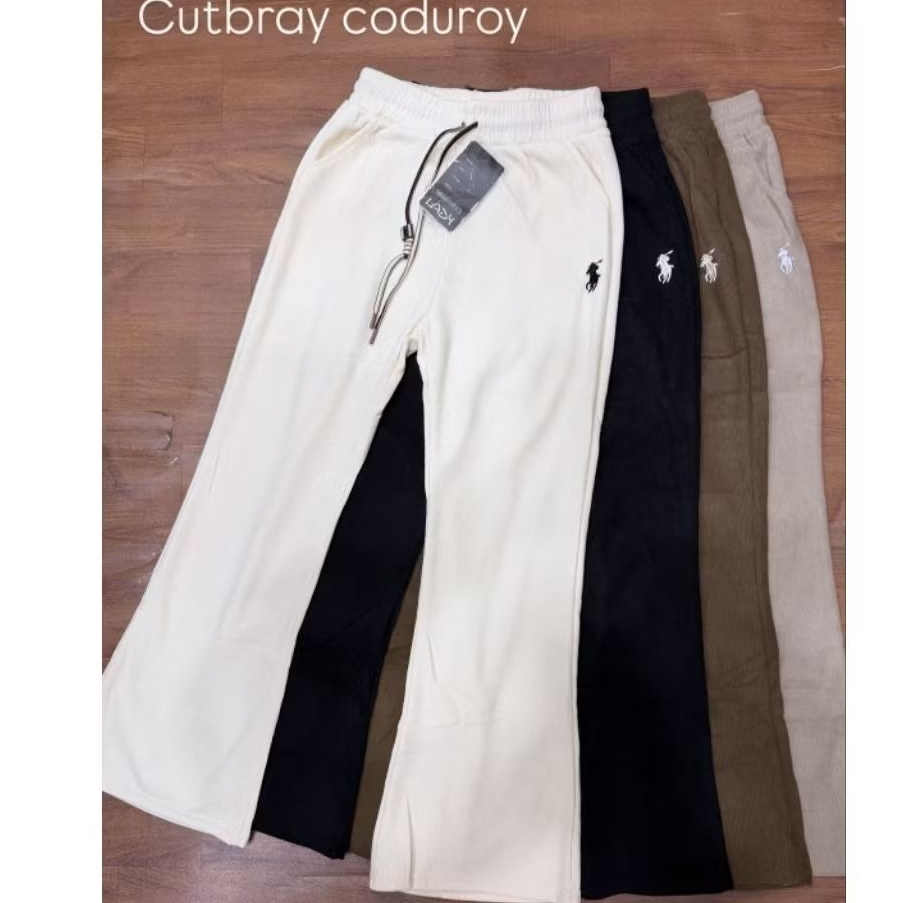 CUTBRAY CORDUROY BEST QUALITY MUAT SMP BB 75KG/ CELANA PANJANG WANITA CORDUROY