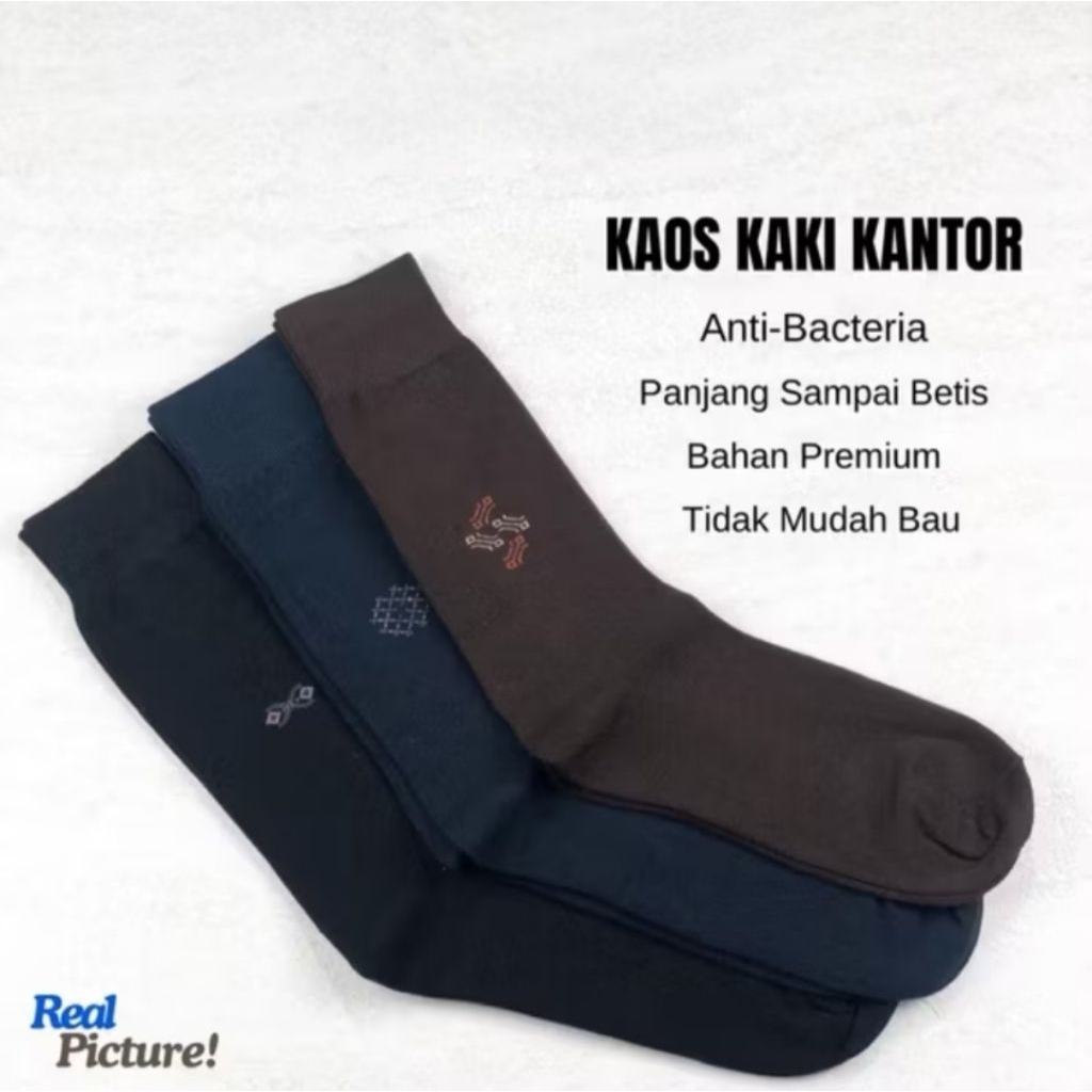 Kaos Kaki Kantor Harpist Elegant Anti Bakteri