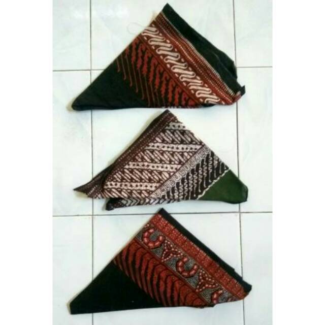 HOT SALE Udeng Segitiga Motif / Udeng Jaranan / udeng Pentas Seni Jaranan / Iket Udeng Segitiga