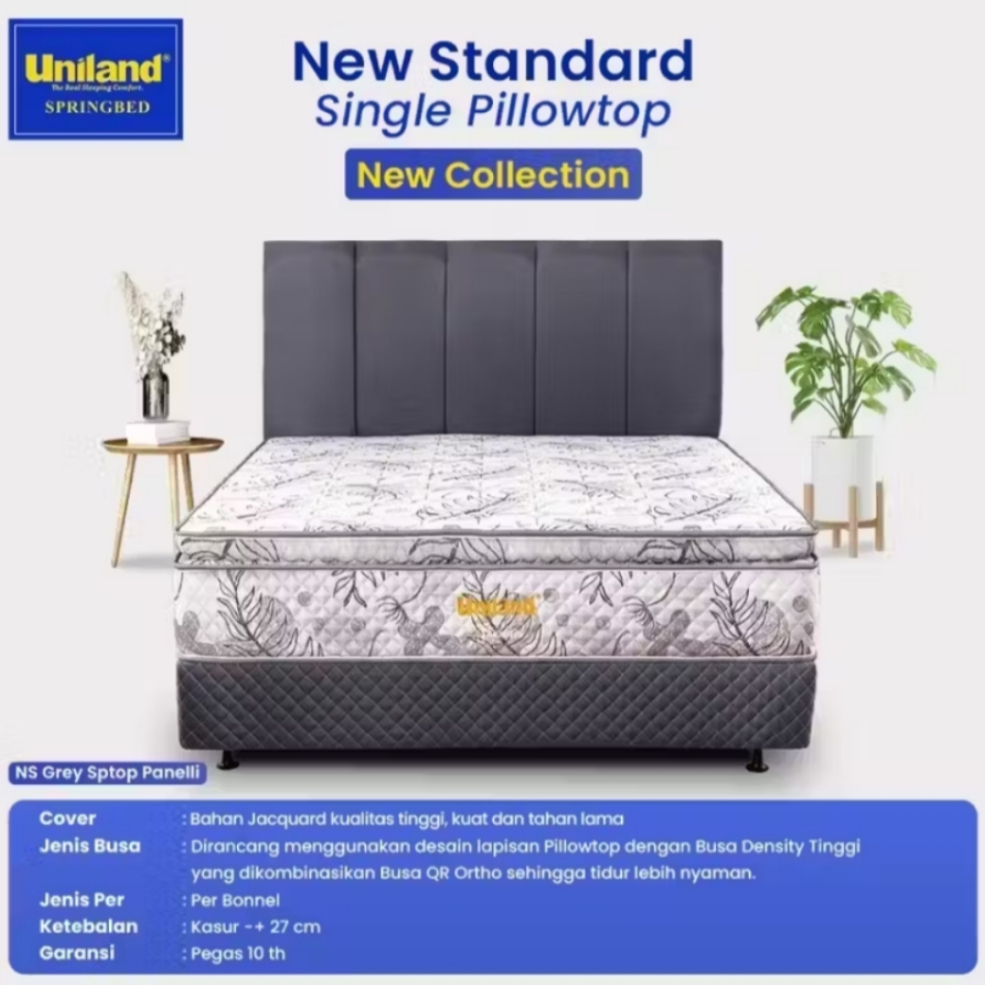 Uniland Kasur Springbed Standart Pillowtop Full Set