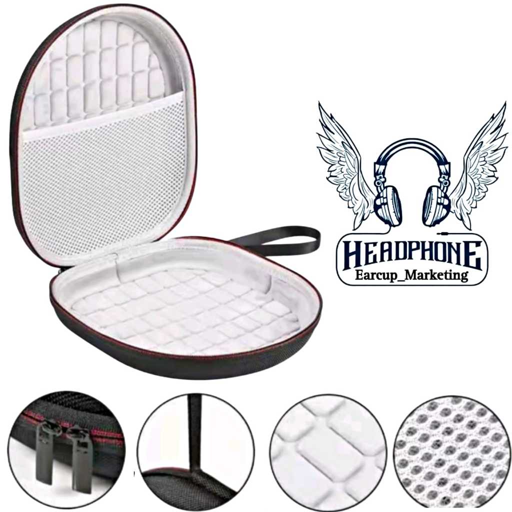 Hard Case - Tas Bahan Eva Headphone Anker Soundcore Space One - Anker Soundcore S1