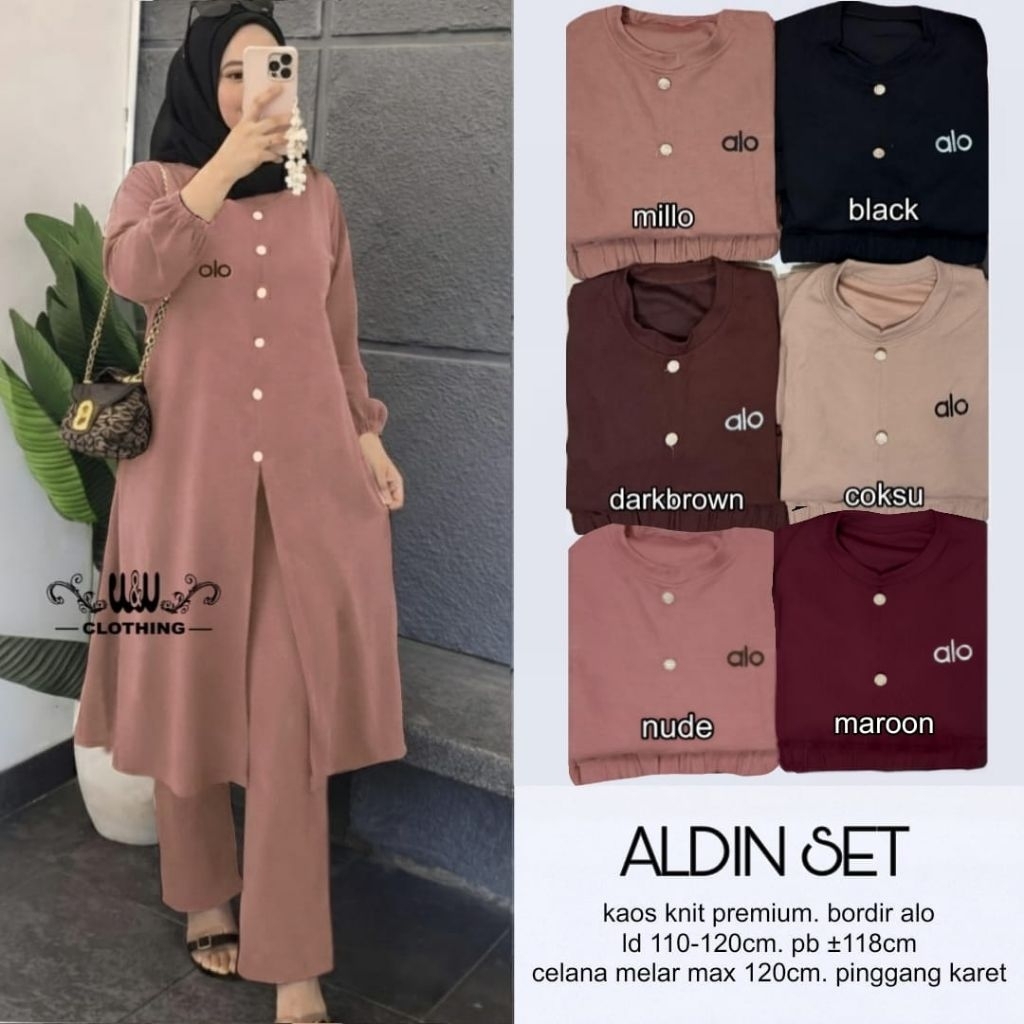 Amel , Aldin , Tikka , Gwen , Howy , Alia Setelan Wanita (Atasan &Celana) by W&W