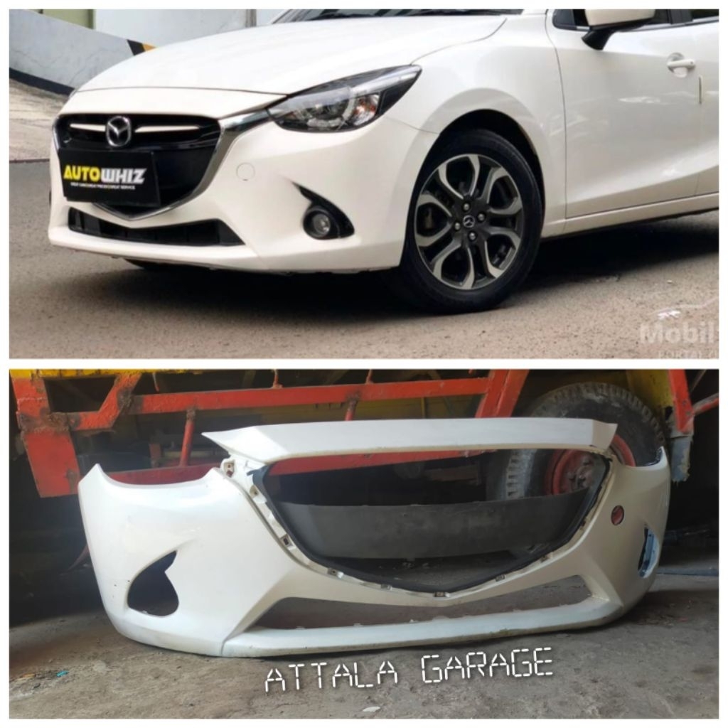 bumper depan mazda2 skyactive