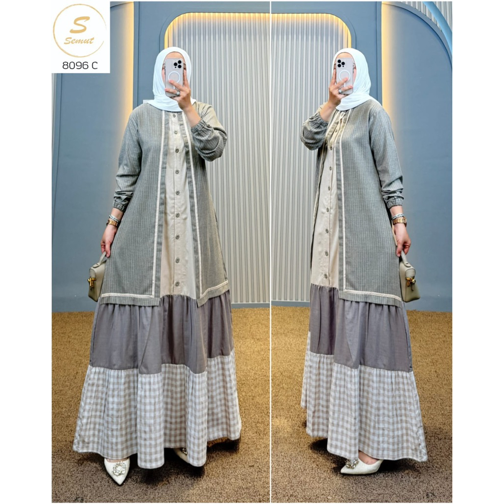 Gamis Syaina best seller by Syaina semut
