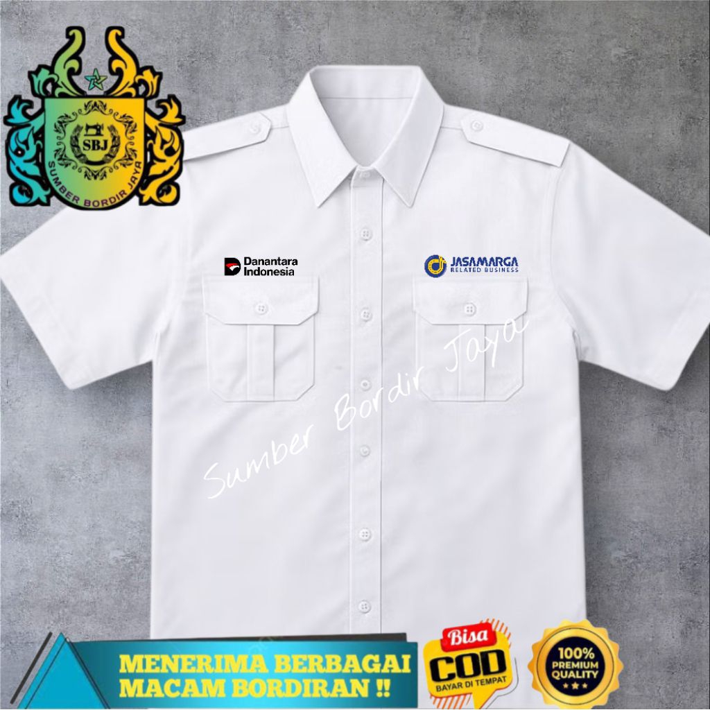 JASA MARGA KEMEJA JASA MARGA DANANTARA INDONESIA TERBARU FULL BORDIR KOMPUTER