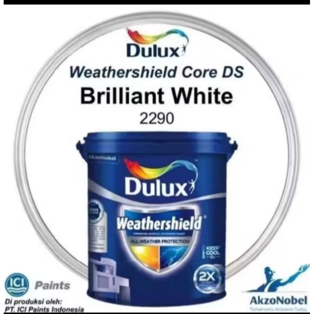 Dulux weathershield brilliant white 20ltr