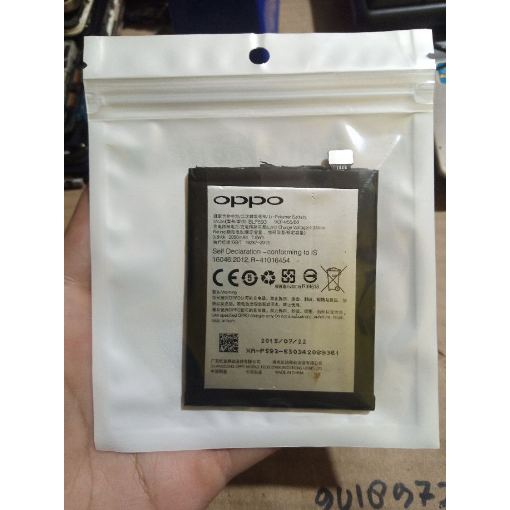 Baterai Oppo Neo 5 BLP593 Original Cabutan Second