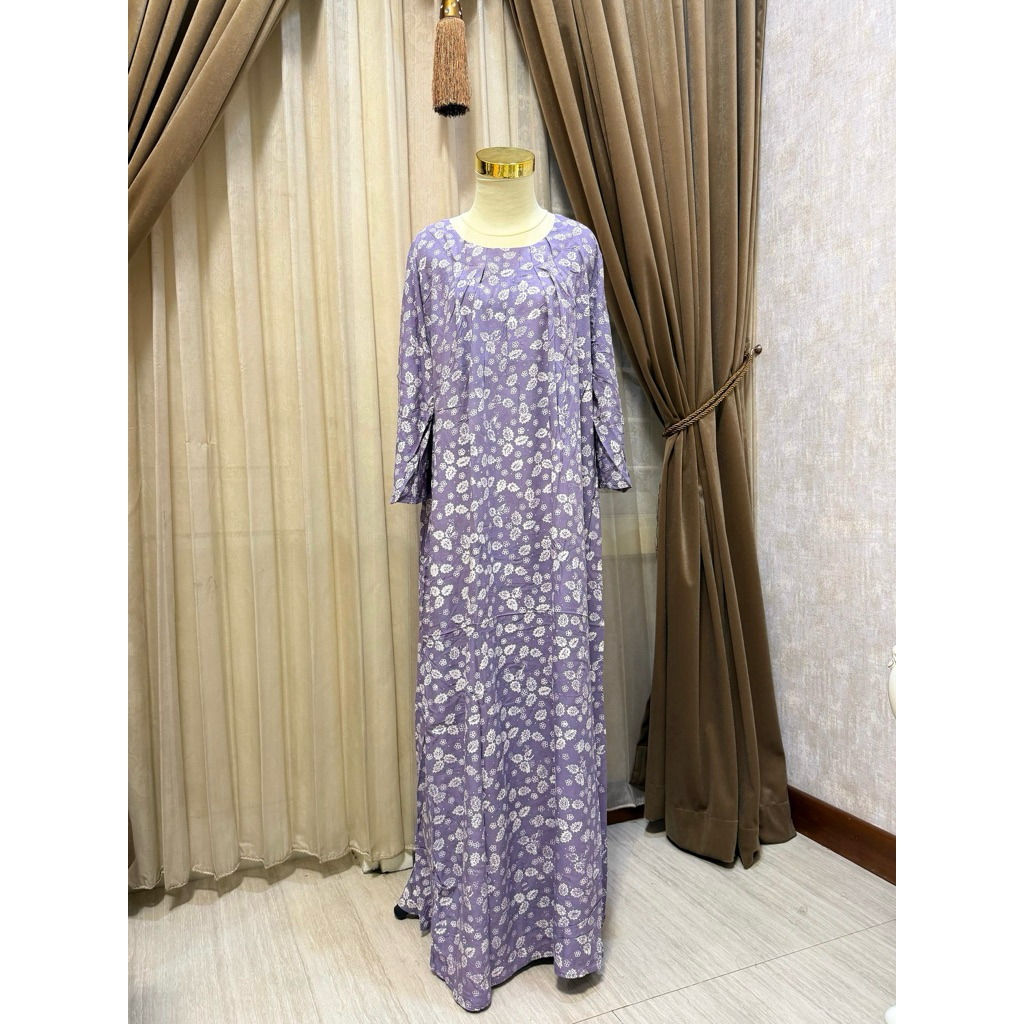 (Daster Luza) Longdress tangan panjang by Batik Luza Pekalongan