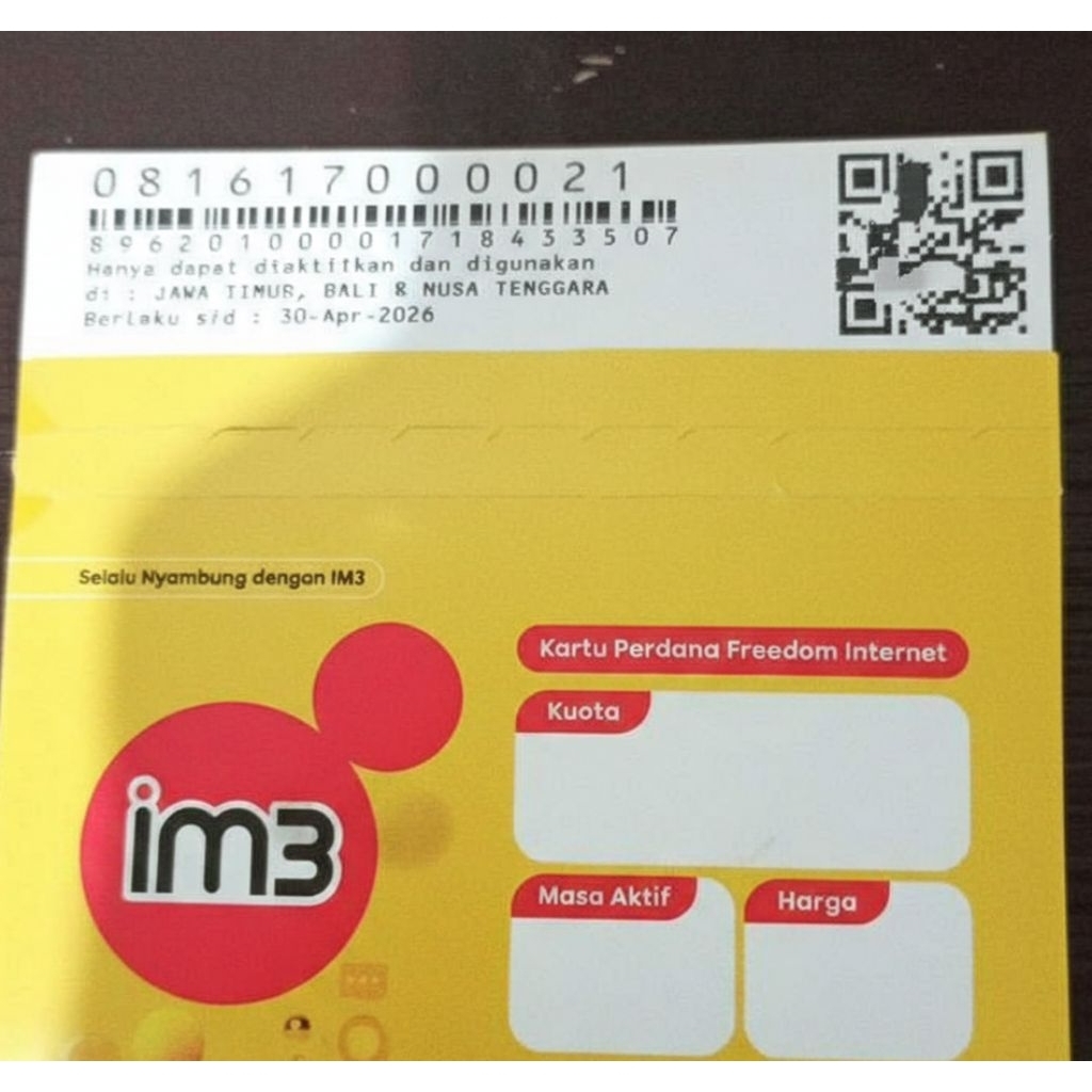 Kartu Perdana Cantik Indosat Im3