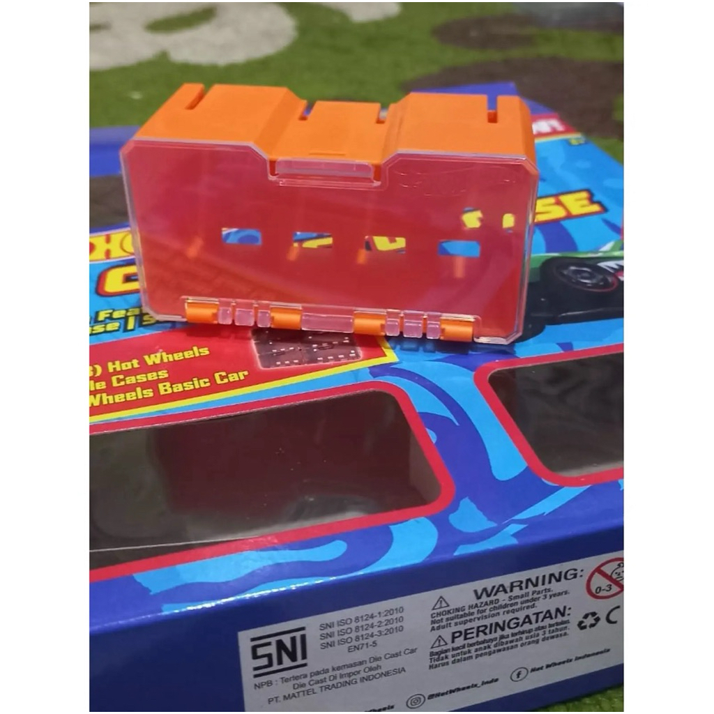 Hot wheels (BOX CASE ONLY TANPA HOT WHEELS) Ultimate collector carry case 1pcs Orange