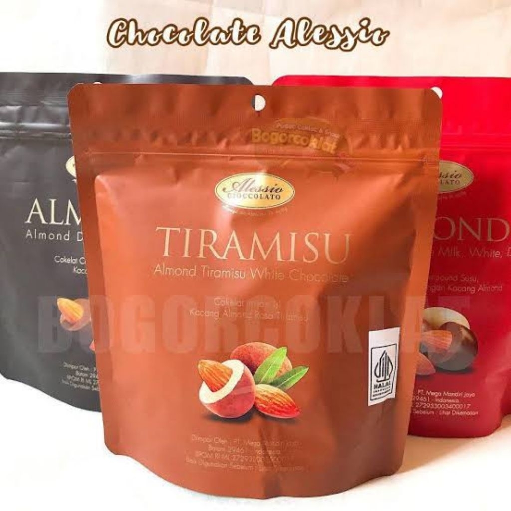 TYL/ ALESSIO Almond Choco Chocolate , Cokelat Susu Almond MALAYSIA