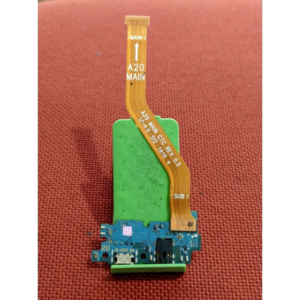 papan cas+ Flexible cas Samsung A20 original