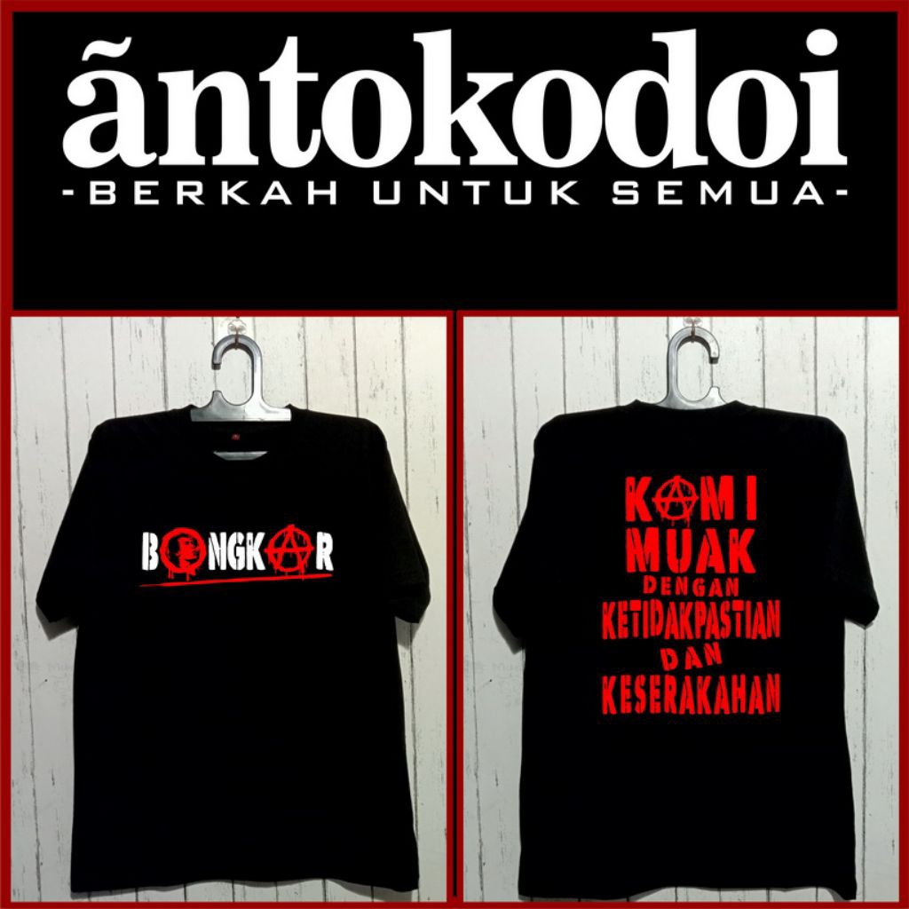 BONGKAR/KAOS IWAN FALS/IWAN FALS/FALS MANIA/KAOS Oi/KAOS HITAM/COTTON COMBED 24S/KATUN KOMBET/