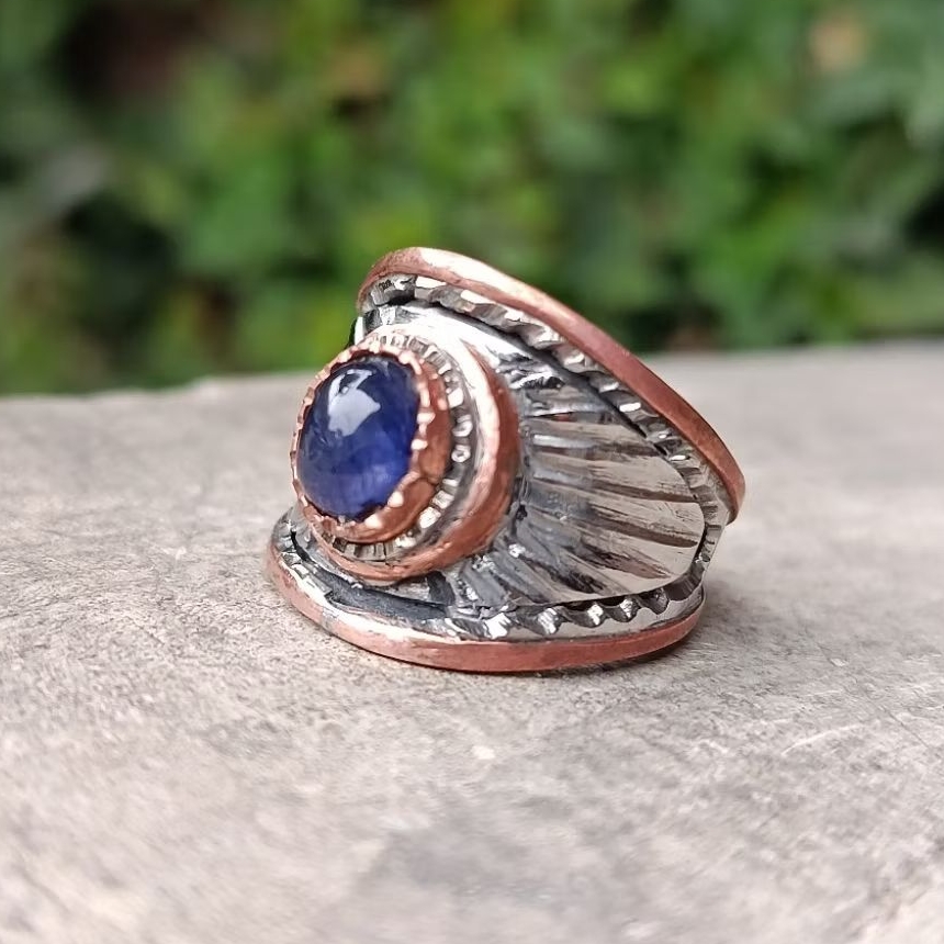 Blue Safir Royal Blue Cincin Stylish