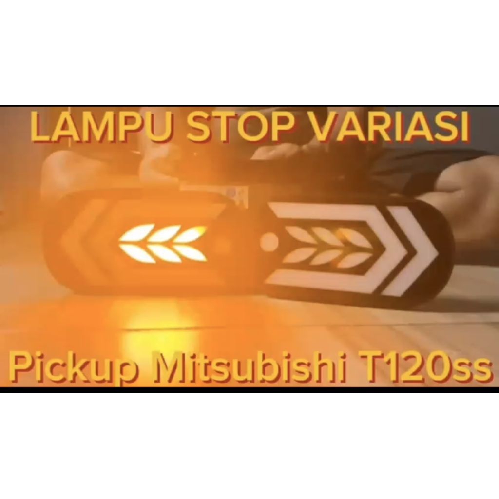 Lampu rem mobil pickup Mitsubishi T120ss lampu belakang stoplamp 12 volt LED