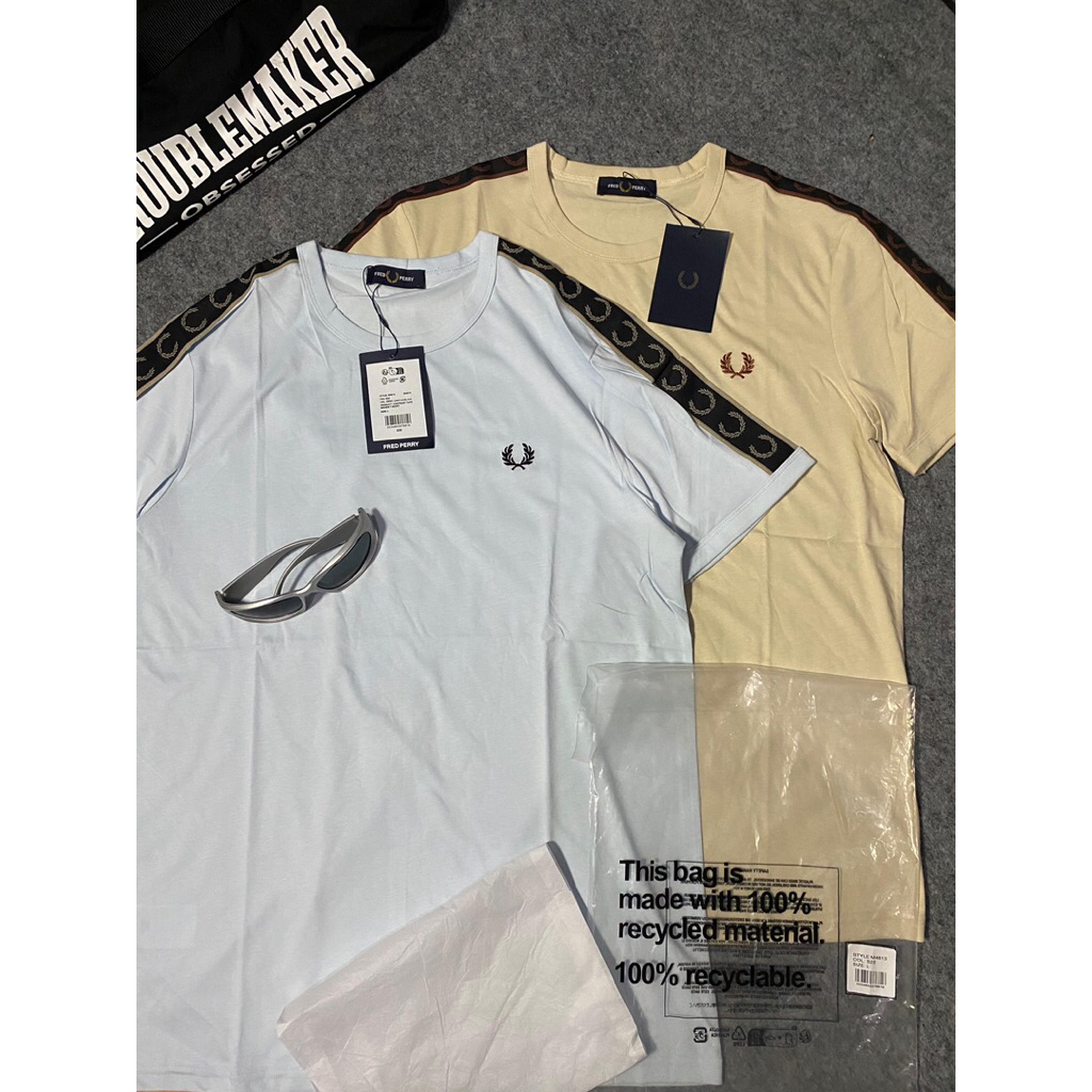 Tshirt Freed Perry Ringer Contrast Tape Original