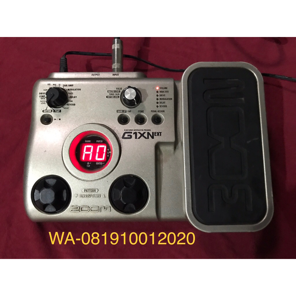 Efek Gitar Zoom G1xnext mulus no minus