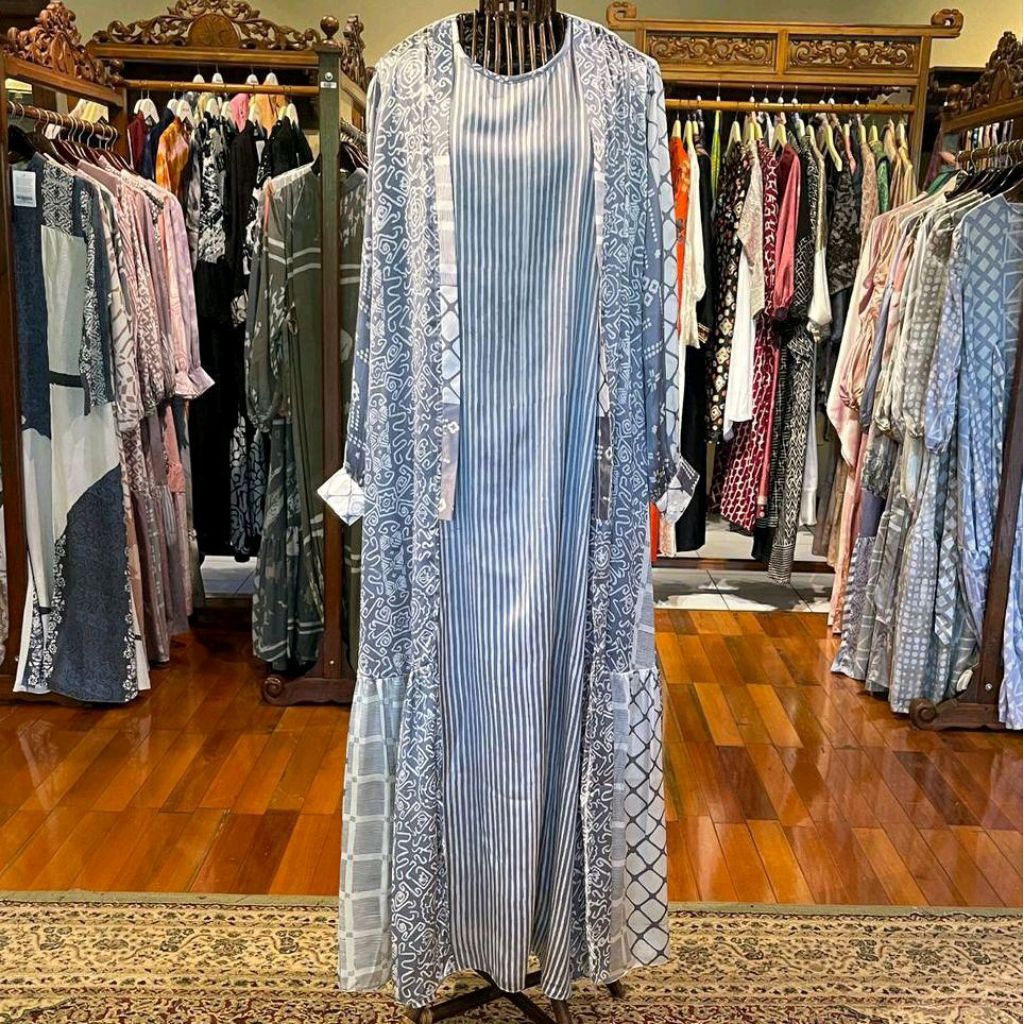 Fika Dress by Dian Pelangi ORIGINAL Busana Muslim Maxi Gamis Syari Abaya Kaftan Gaun Pesta Pernikaha