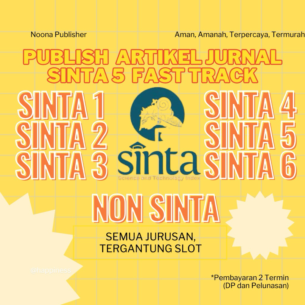 PUBLISH JURNAL ARTIKEL FAST TRACK SINTA 5