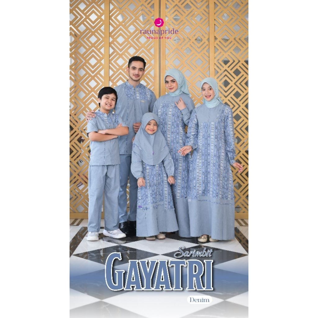 SARIMBIT GAYATRI DENIM BY RAUNA PRIDE // FAMSET LEBARAN SARIMBIT LEBARAN BY RAUNA PRIDE