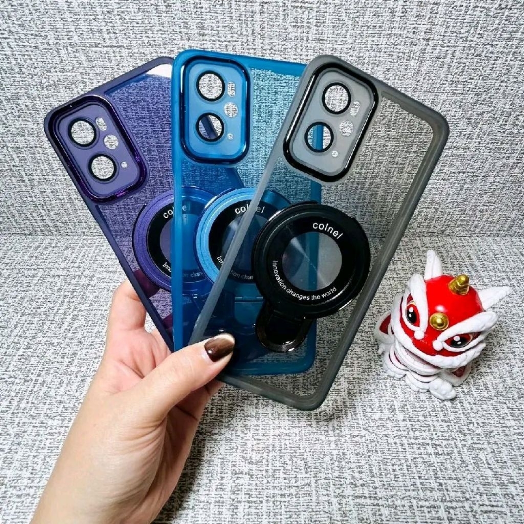 Case Oppo A96 - Oppo A76 Softcase Silikon Magnetik Magsafe Dan Lensa Pelindung Kamera
