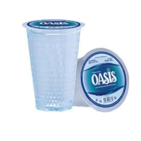 Air Mineral Oasis Gelas 240ml - 48 pcs per Dus, Segar dan Praktis