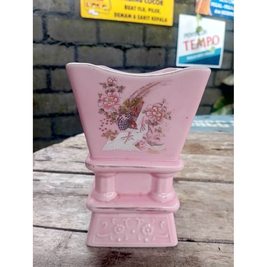 tempat bakar buhur/dupa keramik original jadul lawas vintage antik