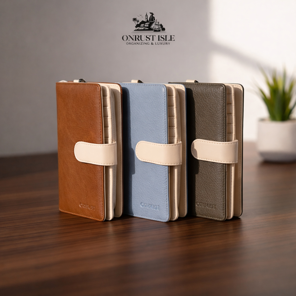 Onrust - Dompet Paspor Multifungsi Kulit Sintetis Premium
