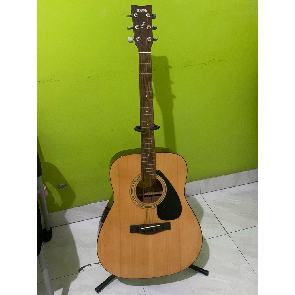 Yamaha Gitar Akustik Elektrik FX 310 / FX310 / FX-310 - Natural + Free Softcase dan Capo Gitar