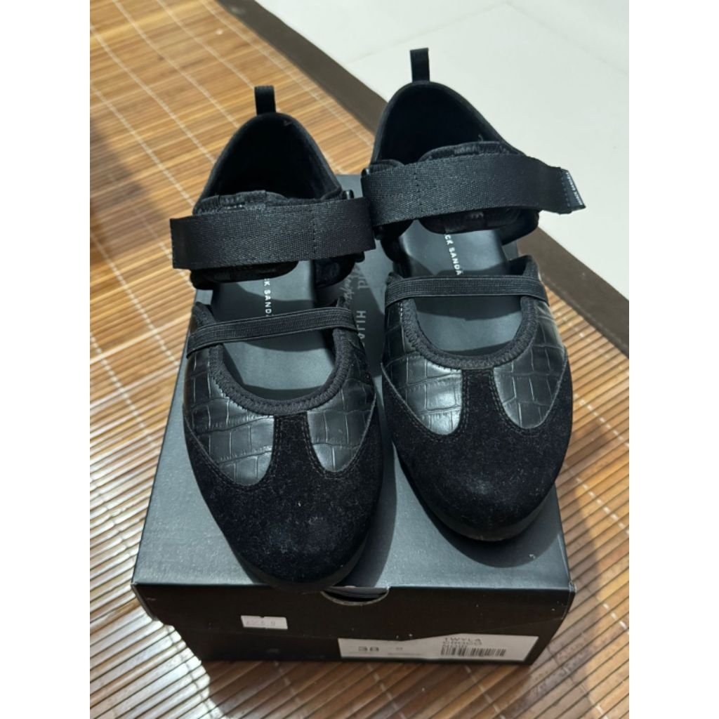 Hijack Sandals TWYLA CROCO NOIR - 38