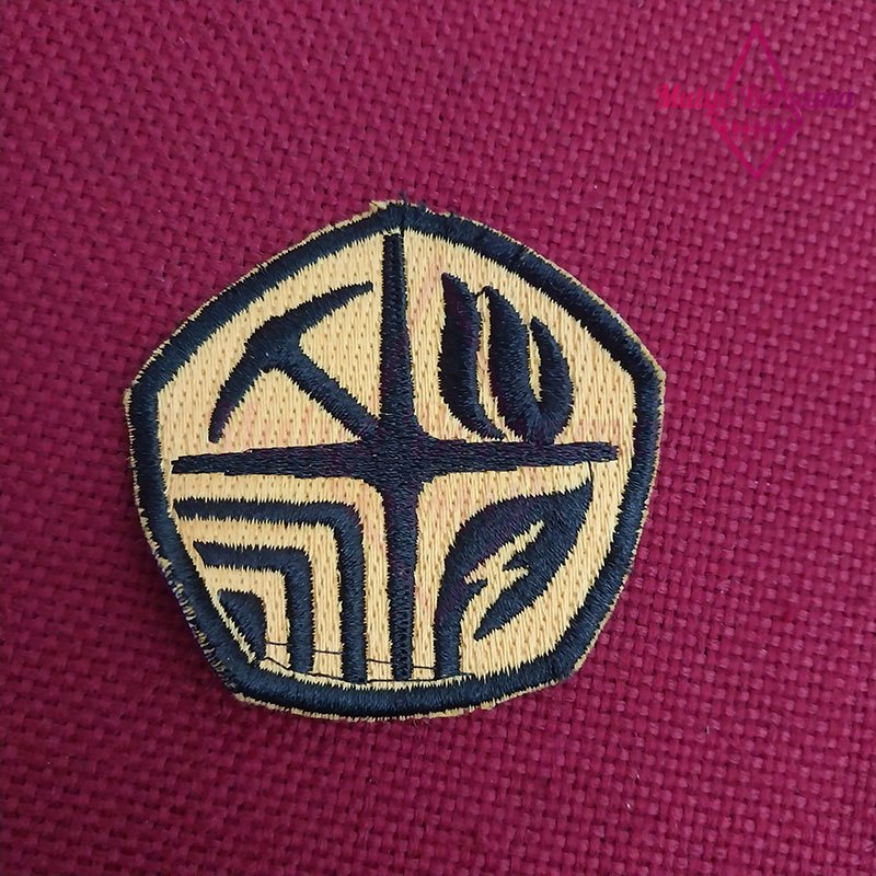 Emblem Patch ESDM 2025 Bet Bordir Kementerian ESDM Energi dan Sumber Daya Mineral - Mulyo Bersama