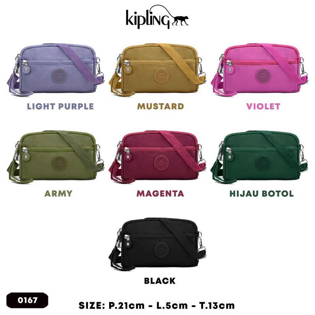 Dompet Panjang Wanita Kipling 4 Ruang Selempang