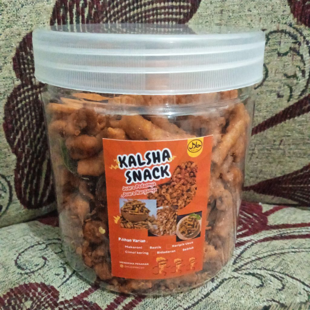 Keripik usus 250gr kemasan toples