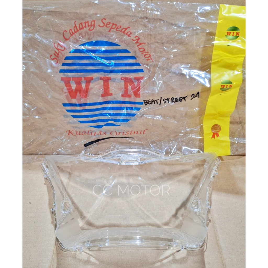 WIN Mika Kaca Lampu Depan Beat 2024 / Mika Lampu Depan Beat 2024 Beat Street / Mika Reflektor Beat 2