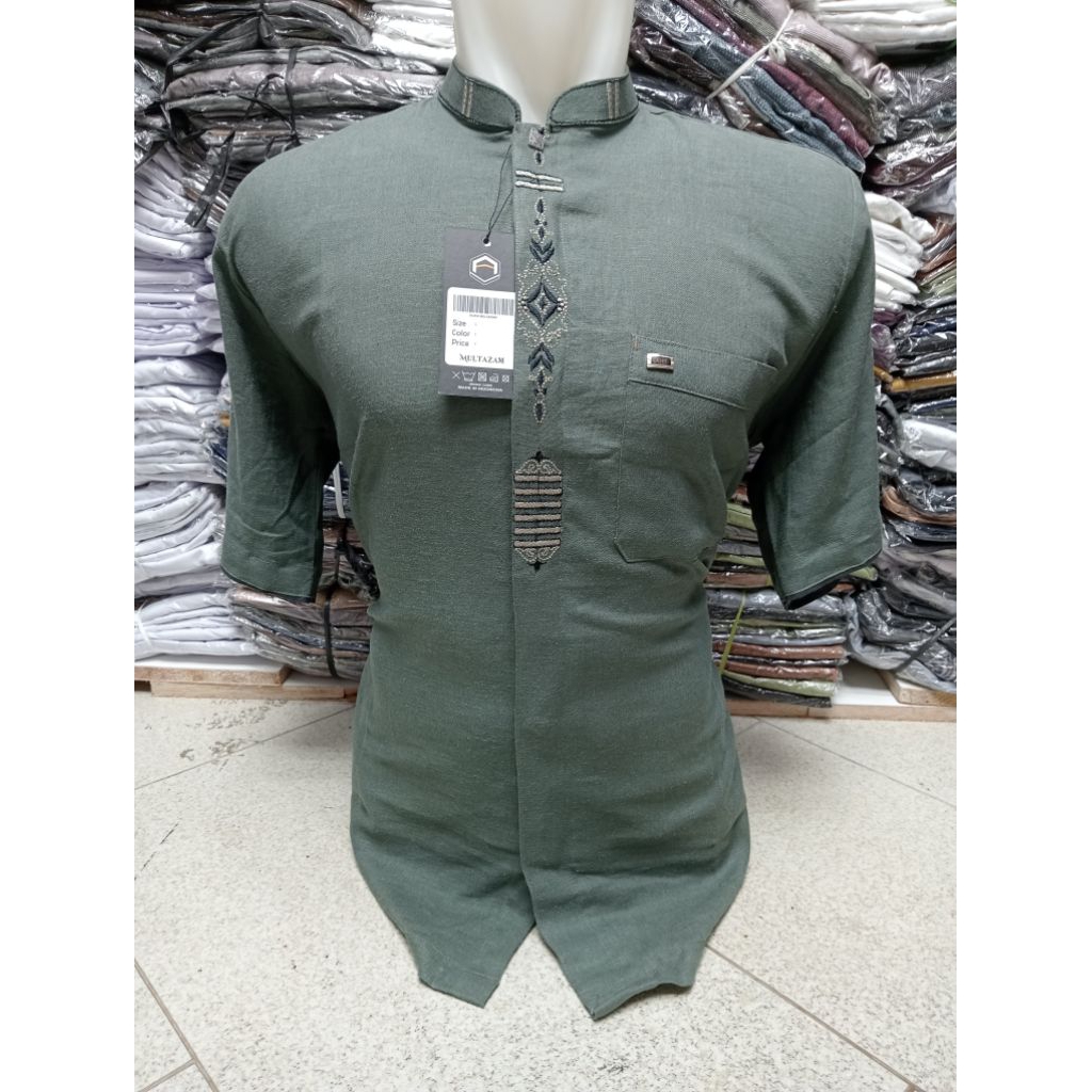 YAKIN STORE 1986-Kemeja Koko modrend-kemko sagge pria dewasa premium-koko lengan pendek original-kem