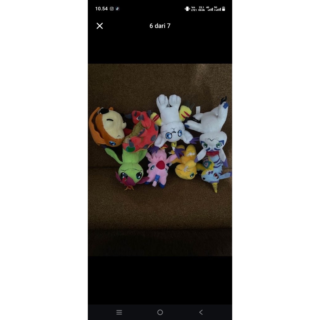 PLUSH DIGIMON ADVENTURE 01 FIGURE BONEKA