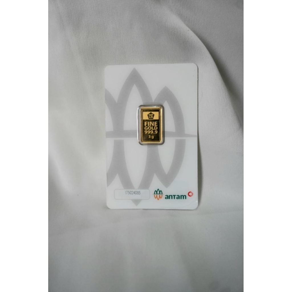 LOGAM MULIA ANTAM MURAH 3 GRAM (EMAS BATANGAN)