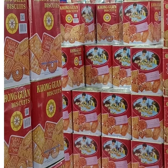 KHONGGUAN BISKUIT KALENG MERAH 1600GR