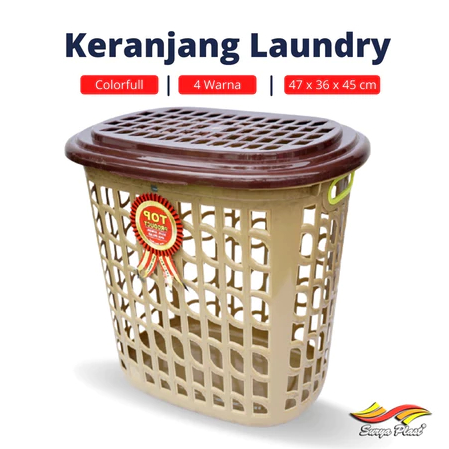 SURYAPLAST Keranjang Luxio Warna FC / Keranjang Baju Kotor / Keranjang Box Serbaguna Kuat / Box Laun