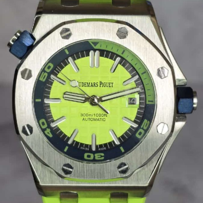 JAM TANGAN PRIA WEAP DIVER STRAP RUBBER JAPAN MATIC 42MM FULLSET