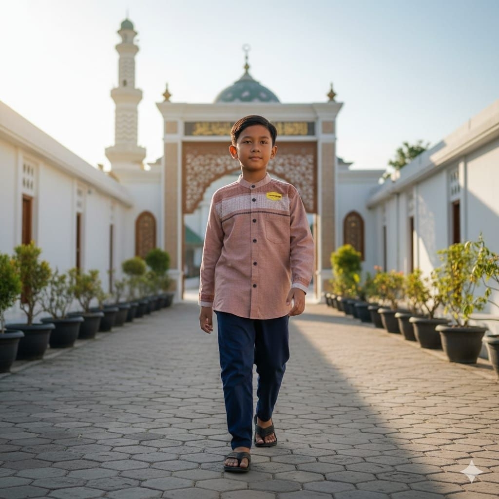 Kemeja koko kemko anak / busana muslim tanggung abg