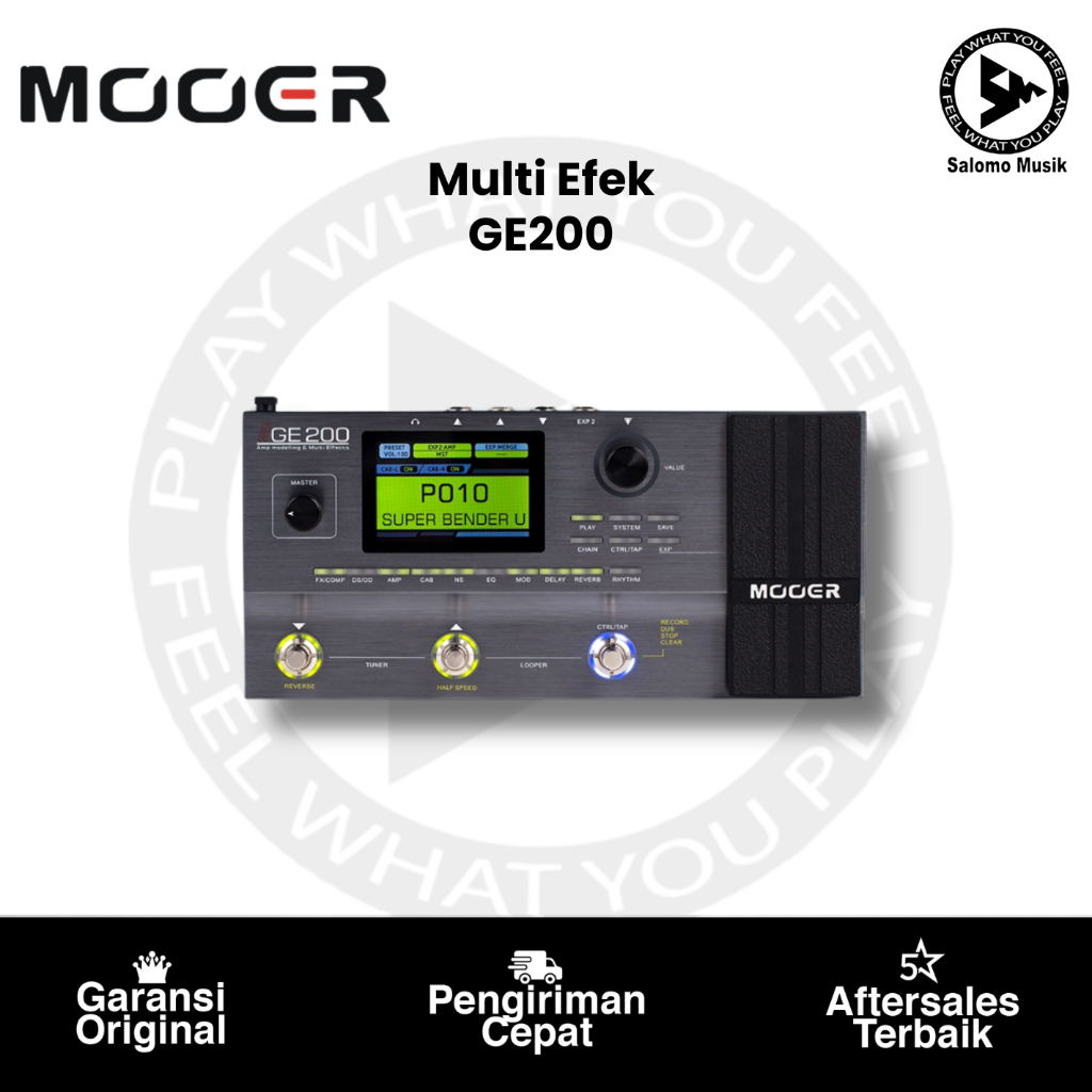 MOOER GE 200 Amp Modelling & Multi Effects Original