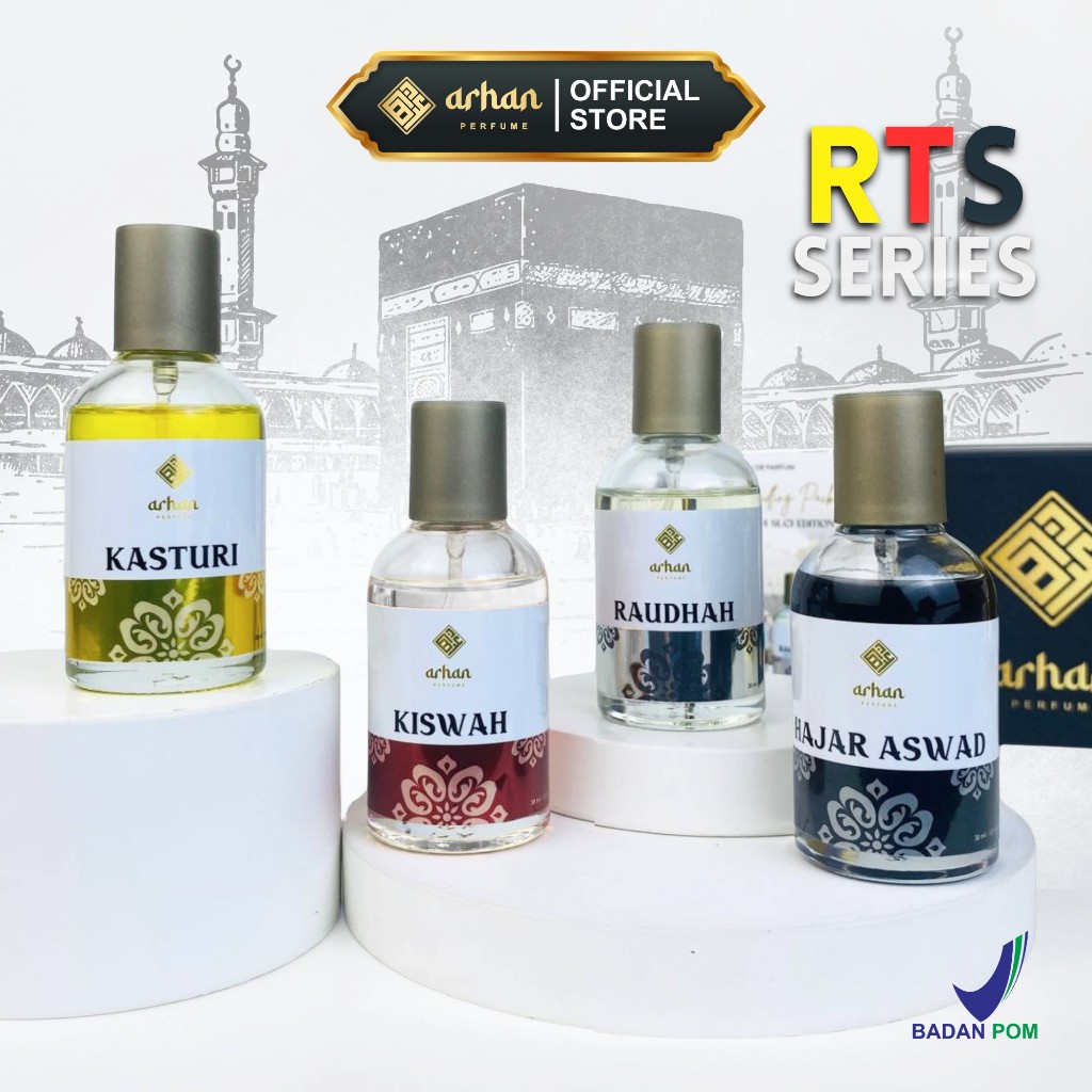 ARHAN Paket Parfum Rindu Tanah Suci Series 30 ml 4 Varian Eau De Parfum
