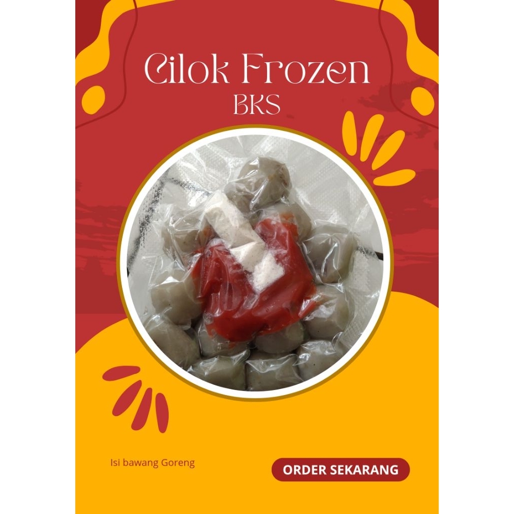 Cilok Frozen Isi Bawang Goreng Isi 15 Butir/Biji